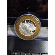 Silver Coin 999 Token Gaming Nugget