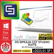 DS SIMULIA CST Studio Suite 2025.01 SP1 - 3D EM Analysis Software | Windows - SOFTWARE