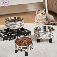 4 Legs Pet Feeder Bowl Cat Food High Stainless Steel Pet Feeder Bowl Cat Drinking Place Dog Pet Bowl