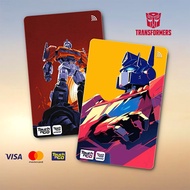 OPTIMUS PRIME TNG - TOUCH N GO STICKER CARD / ATM CARD STICKER COVER, TNG CARD, ATM CARD