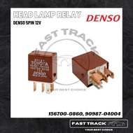DENSO 5PIN 12V HEAD LAMP RELAY / FUSE RELAY 90987-04004 156700-0860