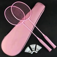 Durable badminton racket Adult badminton racket suit Men's and women's ultra light racket High appearance student badminton racketbikez4