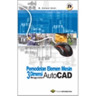 MESIN 3D Machine Element Modeling Book Using Autocad + Cd