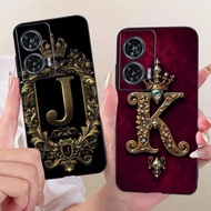 For Motorola Edge 50 Fusion 5G Case XT2429-1 New Luxury Letters Cover Soft TPU Phone Case For Motoro