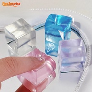 Creative Kawaii Stress Relief Toy Ice Cube Squishy Jelly Ice Pinch Music Toy Release Tension Decompress Toys