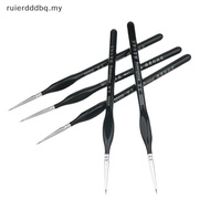 XXHZ 5Pcs 00000 Precision Fine Tip Paint Brush Set For Acrylic Models Mini Miniature Detail Nylon Ha