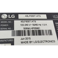 LG 43LF630T.ATS EAX66232501/EAX66202603 / EAX66202604/6870C-0532C/V15 43 FHD 6922L-0145A 43" V15 ART