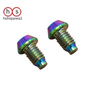 2PCS for  TC4 Titanium Hydraulic Disc Exhaust  Mountain Bike Brake  Spare Parts Accessories -Dazzlin