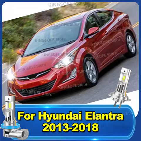 2/4Pcs Led Headlight 50000LM Car Lights Bulbs 6000K For Hyundai Elantra 2013 2014 2015 2016 2017 201