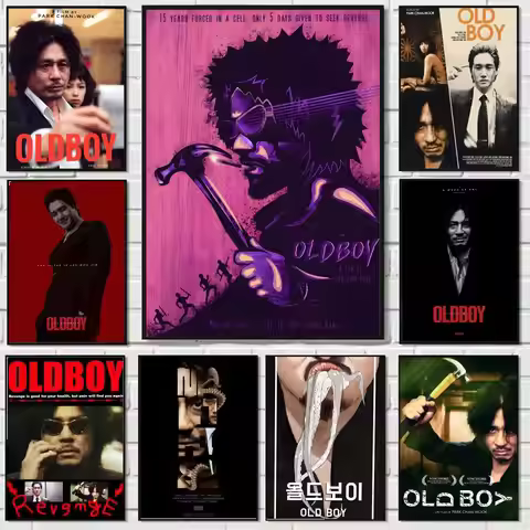 Classic Movie Oldboy Painting Calligraphy Canvas Poster: Crease Free Waterproof Durable All Space Wa