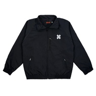 Stride Parachute Windbreaker Black Waterproof Unisex Tracktop Jacket – Axxon Threads