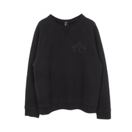 【二手】Chrome Hearts CHROME HEARTS Cemetery Cross CH Plus 圓領衛衣，黑色純棉，男款，二手 A