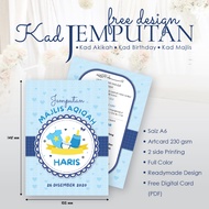 KAD AKIKAH KAD BIRTHDAY KAD MAJLIS