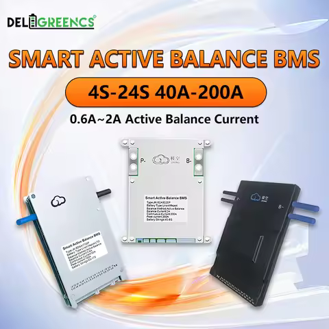 JIKONG JKBMS JK-PB2A16S20P 4S 8S 16S 20S 24S 12V 24V 48V Active BMS 40A 60A 100A 200A 300A Lifepo4 L