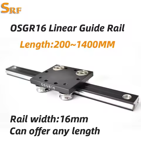 16mm Dual-Axis Linear Guide OSGR16 Roller Slider 300 400 500 600 700 800 9001000 1100 1200 1400mm OS