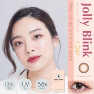คอนแทคเลนส์รายวัน Jolly Blink สี Sunkissed Brown 6 ชิ้น