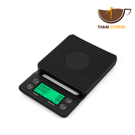 ตาชั่งกาแฟ ชั่งได้ตั้งแต่ 0.1g-5kg เครื่องชั่งdigital เครื่องชั่งดิจิตอล ตราชั่งดิจิตอล เหมาะสำหรับการชั่งน้ำหนักอาหาร coffee scale Tham coffee