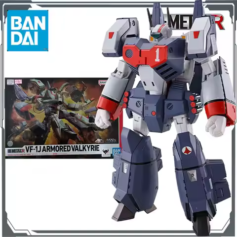 Bandai Original HI-METAL R VF-1J Armored Valkyrie(Hikaru Ichijyo's Exclusive)Rebirth Version Anime A
