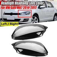 Car Front Headlamp Cover Headlight Shell Transparent Lampshade Lens For VW Golf 7 MK7 GTI 2014 2015 