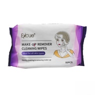 Excue Makeup Remover Wipes (50 sheets/pack)