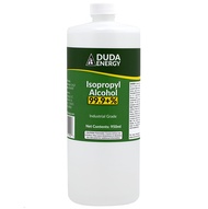 Duda Energy Bottle of Pure Isopropyl Industrial Grade IPA Concentrated Rubbing Alcohol, Clear, 32.12