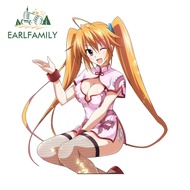EARLFAMILY 13cm x 12.1cm for High School DXD Irina Shidou Car Sticker Car Accessories Decal Air Cond