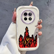Case Realme 12 5G 13 5G C65 5G Narzo 70X 5G Narzo N65 5G Silicon Case Creative Flame