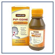 ORAFLAM PVP IODINE GARGLE MOUTHWASH 100ML