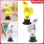 [Flowerhxy1] Thumbs Up Trophy Recognition Item for Competitions And Games, Perfect for Office And Cl