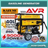 Agrishop KAZUMI Gasoline Generator KG10500E 9000W AVR System 4-Stroke Petrol Engine 240V