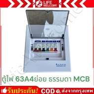 ตู้คอนซูมเมอร์ NANO Plus 5 ช่อง NANO NNP-CM NNP-CR Plus เมนธรรมดา MCB / เมนกันดูด RCBO 32/50/63A คอน