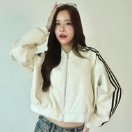 JARINYA เสื้อแจ๊คเก็ตหนัง ดีเทลแต่งแถบซิปรูด