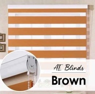 BIDAI TINGKAP MODERN WINDOW | ROLLER ZEBRA BLIND CURTAIN BLINDS TIRAI READY STOCK dapur bilik bidal 