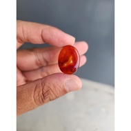 Batu Cincin Akik Agate Yaman Merah Madu