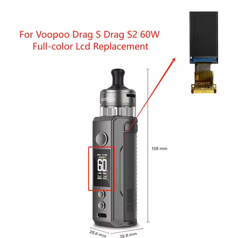 Voopoo Drag S Drag S2 60W 0.96inch Full-color Lcd Replacement