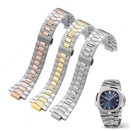 Watch strap for Patek Philippe Nautilus 5711/5726 fine steel watch strap male convex stainless steel