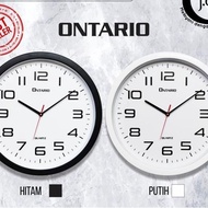 Jam Dinding Simple Diameter 40 Cm (Bonus Batere Abc)