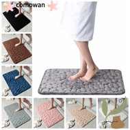 COMOWAN Bath Mat Household Carpets Bathtub Water Absorption Cobblestone Embossed