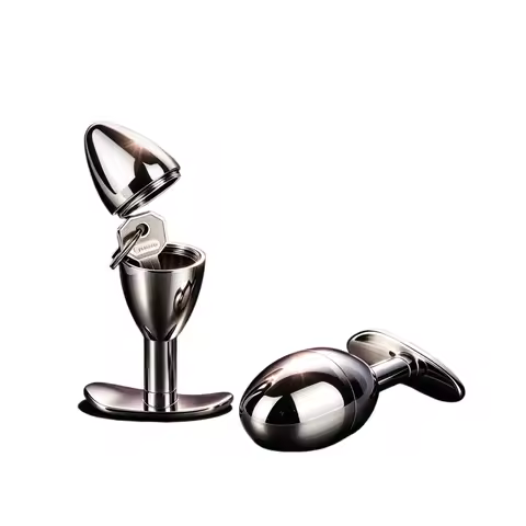 Stainless Steel Anal Plug Hollow Butt Plug Detachable Hollow Design Massager Dilator Masturbation Ca