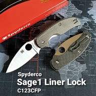 มีดพับ Spyderco Sage1 Liner lock C123CFP