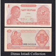 Uang Kuno 1 Rupiah 1968 Sudirman