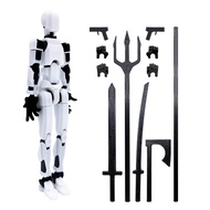 (Assembly Completed) T13 Action Figure Set, 3D Printed Toys Robo 13 Action Figure,Dummy 13 Titan 13 