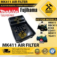MK411 Air Filter Air Cleaner Shroud for Fujihama/Makita RBC411 2 stroke Grass Cutter Spare Parts