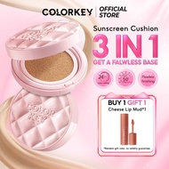 COLORKEY Sunscreen Cushion SPF50+PA++++11g Perfect Coverage Flawless Brightening BB Cream Foundation