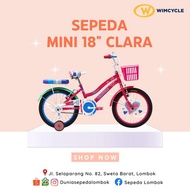 SEPEDA ANAK MINI WIMCYCLE CLARA UKURAN 18 INCH