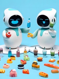 Eilik Desktop Smart Robot Resin Toy 50pcs Food Play Set ไม่มี Robotic ชุดตัวละครสำหรับตกแต่งบ้าน ของ