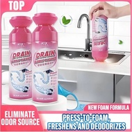 Sink Press Foam Sink Drain Foam Cleaner Sink Pipe Deodorant Kitchen Drain Cleaning Foam Pipe Deterge