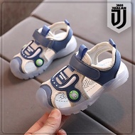 Sandal Gunung Lampu LED Anak usia 1 2 3 4 5 6 tahun / Sandal Sepatu Anak Balita Cowok Cewek Motif Sp