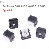 DTA 5Pcs Romer-G Switch For G910 G810 G310 G413 G512 G613 Mechanical Keyboard Shaft Change Shaft Black Switch DT