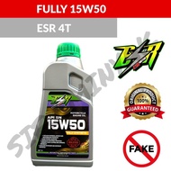 ESR 4T FULLY 15W50 ENGINE OIL MOTORCYCLE MINYAK HITAM MOTOSIKAL FULLY SYNTHETIC YAMAHA OIL FILTER